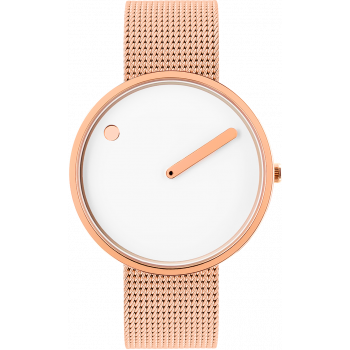 PICTO WHITE/POLISHED ROSE GOLD 43383-1120