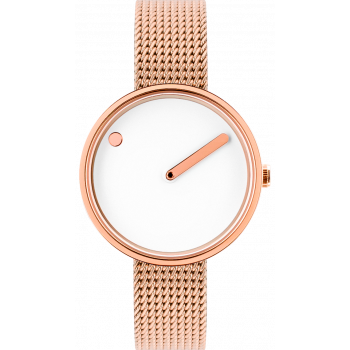 PICTO WHITE/POLISHED ROSE GOLD 43381-1112