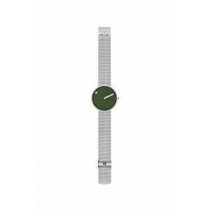Hodinky PICTO 40 MM FRESH OLIVE/CIRCULAR BRUSHED STEEL 43396-0820