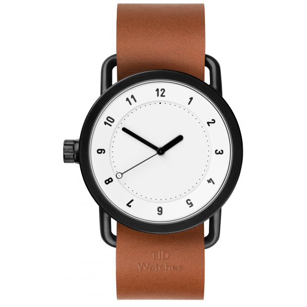 Hodinky TID Watches No.1 White/ Tan Wristband
