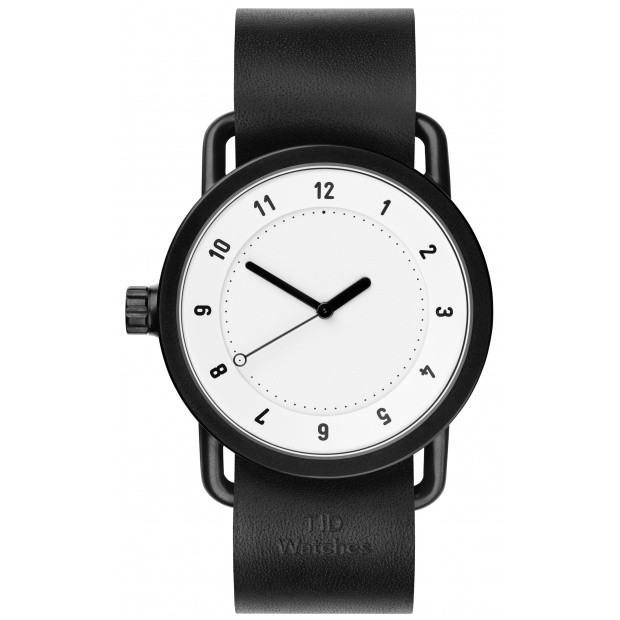 Hodinky TID Watches No.1 White/ Black Wristband