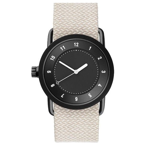 Hodinky TID Watches No.1 36 Black / Sand Twain Wristband
