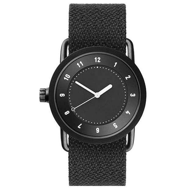 Hodinky TID Watches No.1 36 Black / Coal Twain Wristband 