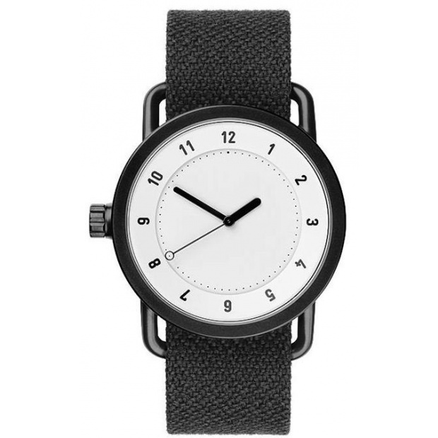 Hodinky TID Watches No.1 White / Coal Twain Wristband 