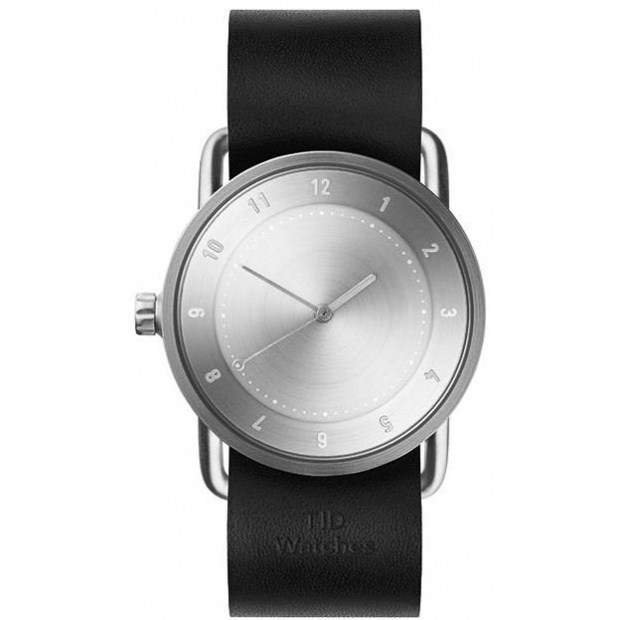 Hodinky TID Watches No.2 36 / Black Leather Wristband