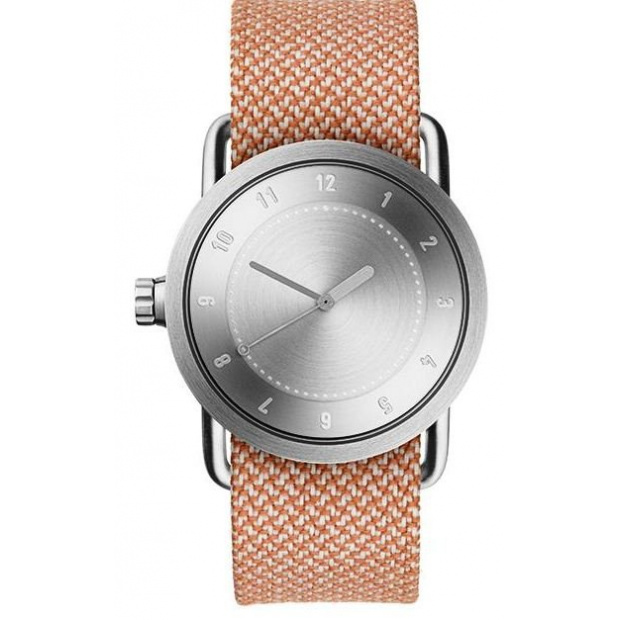 Hodinky TID Watches No.1 36 Steel / Salmon Twain Wristband