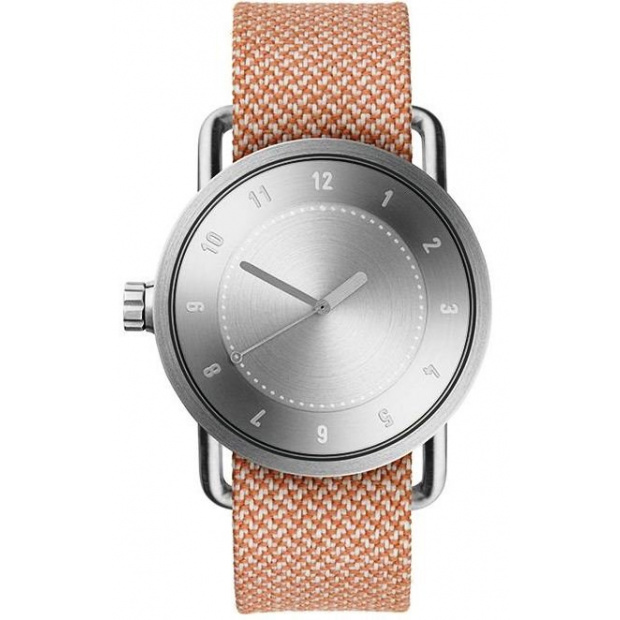 Hodinky TID Watches No.1 Steel / Salmon Twain Wristband