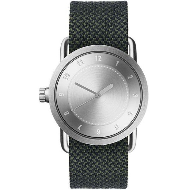 Hodinky TID Watches No.1 36 Steel / Pine Twain Wristband