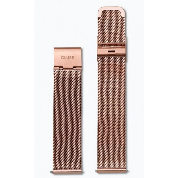 Hodinky CLUSE STRAP 18 MM - MESH ROSE GOLD