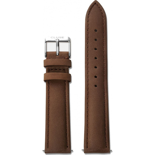 Hodinky CLUSE STRAP 18 MM - BROWN/SILVER