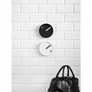 Hodiny PICTO Picto Clock - Black on White 