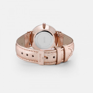 Hodinky CLUSE MINUIT ROSE GOLD WHITE/ROSE GOLD METALLIC CL30038