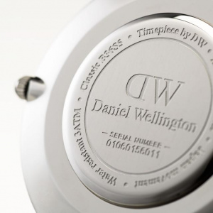 Hodinky DANIEL WELLINGTON CLASSIC BLACK CORNWALL SILVER - VELKÉ DW00100149