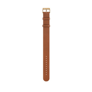 Hodinky TID Watches No.1 Gold / Tan Leather Wristband