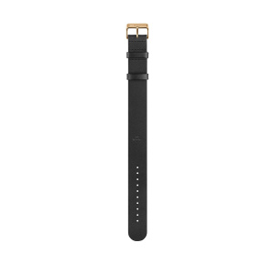 Hodinky TID Watches No.1 Gold / Black Leather Wristband