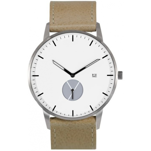 Hodinky WHY WATCHES Signature Model 1 - Silver/Tan