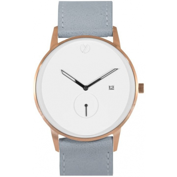 Hodinky WHY WATCHES Modernist Model 1 - Rose Gold / Grey