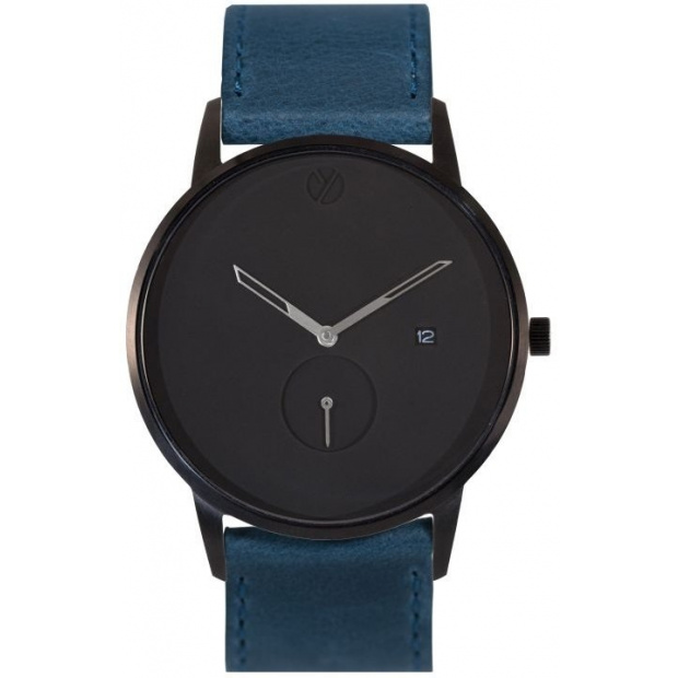 Hodinky WHY WATCHES Modernist Model 2 - Black / Navy Blue