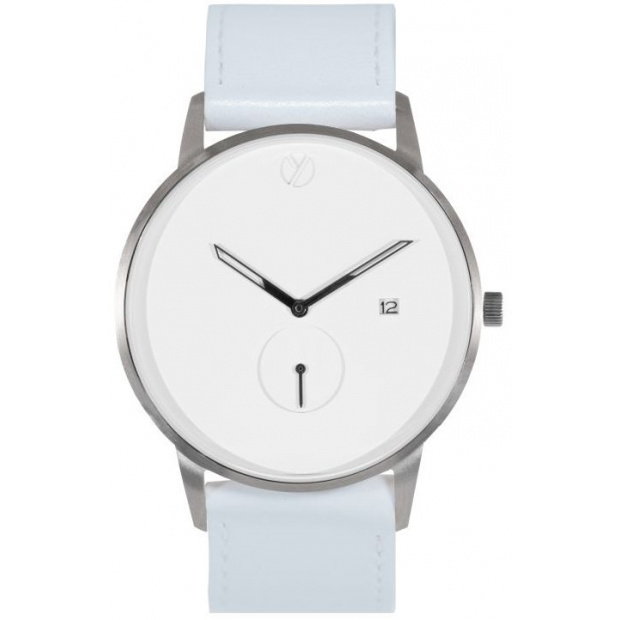 Hodinky WHY WATCHES Modernist Model 3 - Silver / White