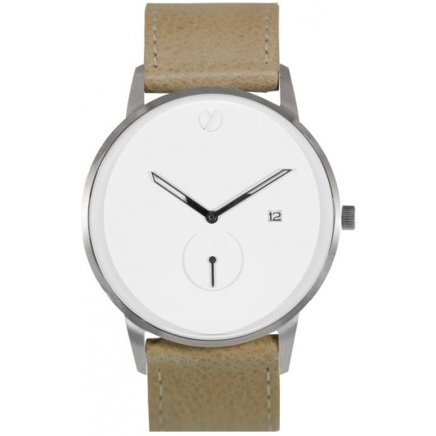 Hodinky WHY WATCHES Modernist Model 3 - Silver / Tan