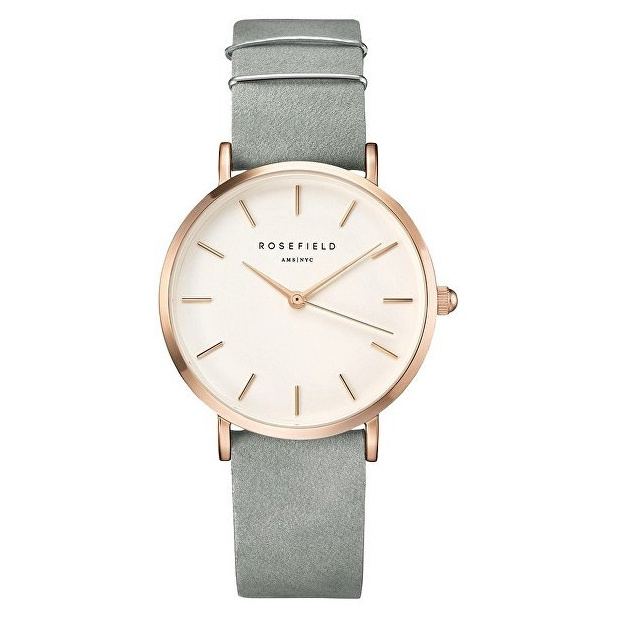 Hodinky ROSEFIELD THE WEST VILLAGE MINT GREY - ROSE GOLD / 33MM WMGR-W74