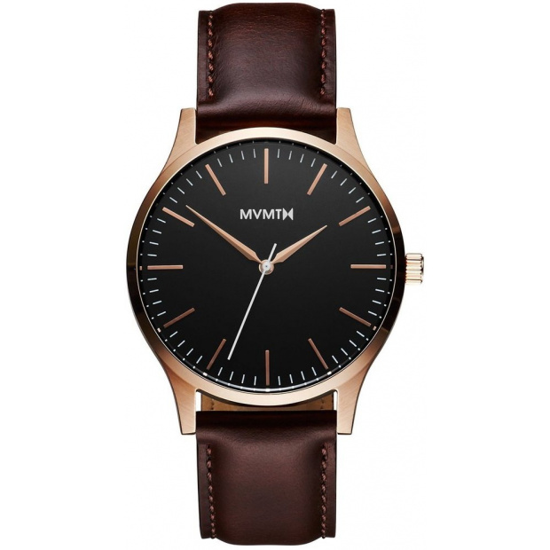 Hodinky MVMT FORTY SERIES - 40 MM ROSE GOLD BROWN
