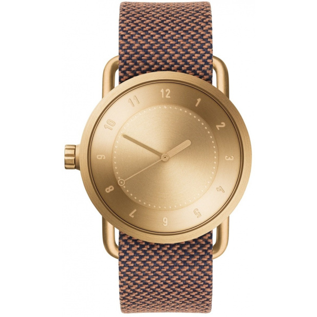 Hodinky TID Watches No.1 Gold / Rust Twain Wristband