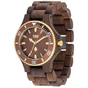 Hodinky WEWOOD DATE MB CHOCO ROUGH BROWN