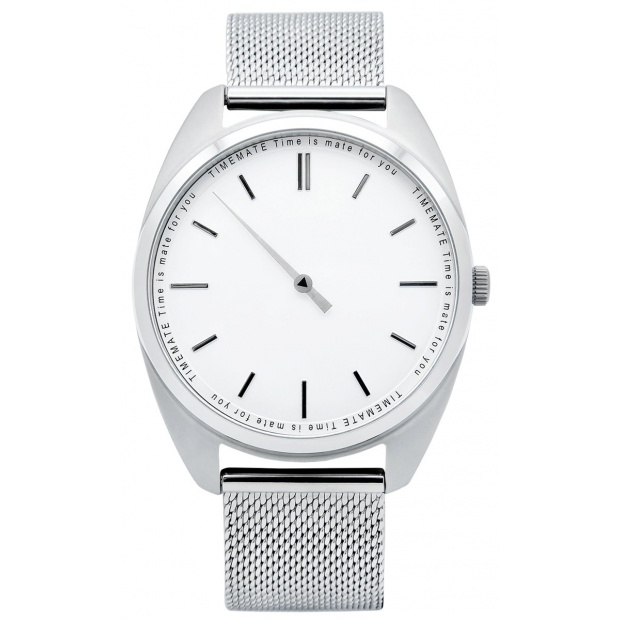 Hodinky TIMEMATE DOUBLE SILVER OFF WHITE TM10003