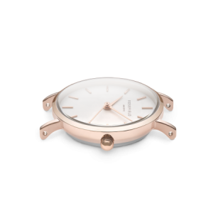 Hodinky ROSEFIELD THE SMALL EDIT WHITE ROSE GOLD BLACK 26 MM 26WBR-261