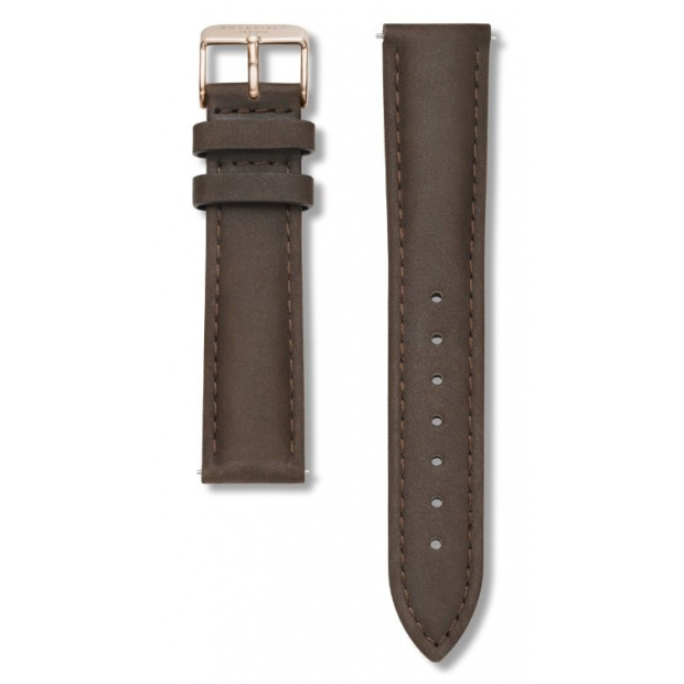 Hodinky ROSEFIELD BOWERY BROWN STRAP ROSE GOLD / 38MM