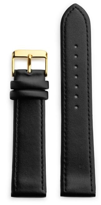 CHPO 14230NN-S Black Vegan Leather Strap - 20 mm + dárek zdarma