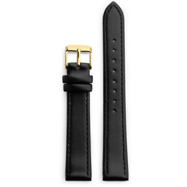Hodinky CHPO 14231AA-S Black Vegan Leather Strap - 15 mm
