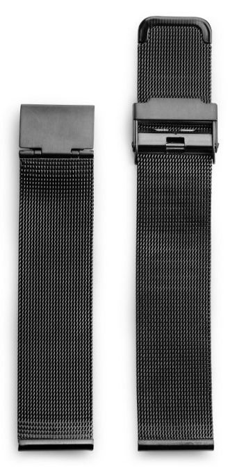 CHPO 14232EE-S Black Metal Mesh Wristband - 20 mm + dárek zdarma