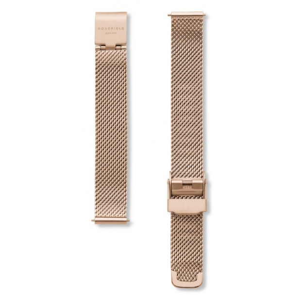  ROSEFIELD THE SMALL EDIT ROSE GOLD MESH STRAP ROSE GOLD / 26MM