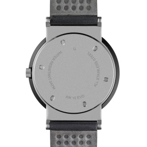 Hodinky BRAUN GENTS AW 10 EVO CLASSIC WATCH WITH LEATHER STRAP/SILVER