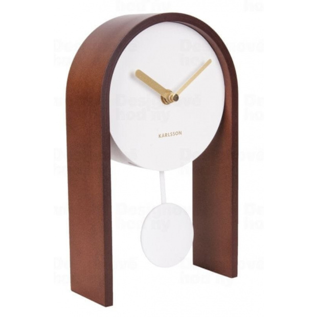 Hodiny KARLSSON Designové kyvadlové stolní hodiny 5705DW Karlsson 25cm