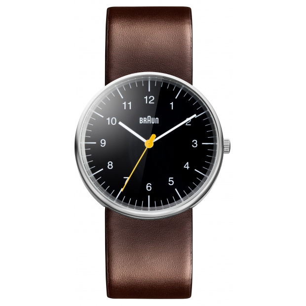 Hodinky BRAUN GENTS BN0021 CLASSIC WATCH - BLACK DIAL WITH LEATHER STRAP
