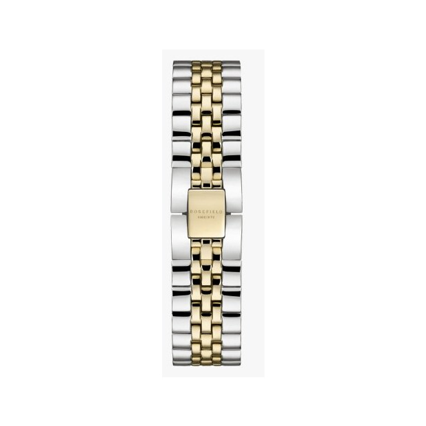  ROSEFIELD THE ACE STRAP STEEL SILVER GOLD DUO / 38 MM