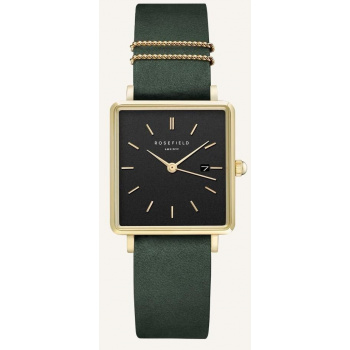 ROSEFIELD THE BOXY BLACK FOREST GREEN GOLD / 33 MM QBFGG-Q031