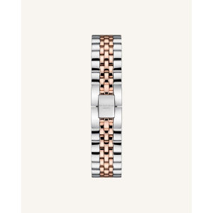 Hodinky ROSEFIELD THE ACE SILVER SUNRAY SILVER ROSEGOLD DUO / 38 MM ACSRD-A06