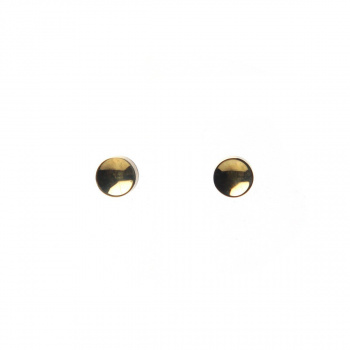 22 DESIGN STUDIO Mirror Concave Earring Brass