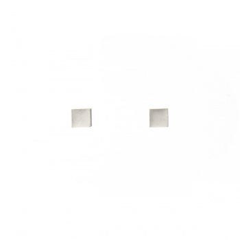 22 DESIGN STUDIO Cube Earring S White