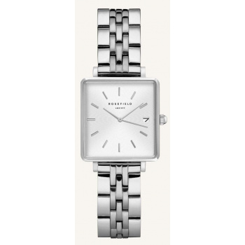 ROSEFIELD THE BOXY XS WHITE SILVER 22MM QMWSS-Q020