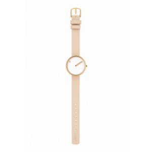 Hodinky PICTO 30 MM WHITE/POLISHED ROSE GOLD 43381-6312R