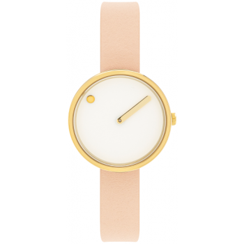 PICTO WHITE DIAL / NUDE PINK LEATHER STRAP 43320-6312G