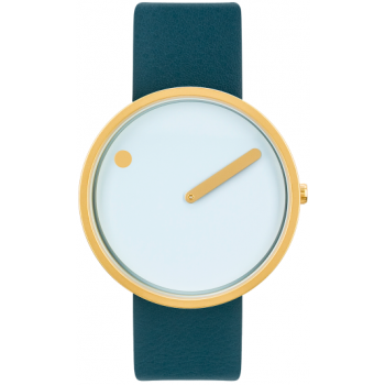 PICTO LIGHT BLUE DIAL / OCTANE BLUE LEATHER STRAP 43332-6520MG