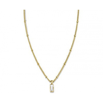 ROSEFIELD Necklace with Swarovski Baguette crystal Gold JTNBG-J441
